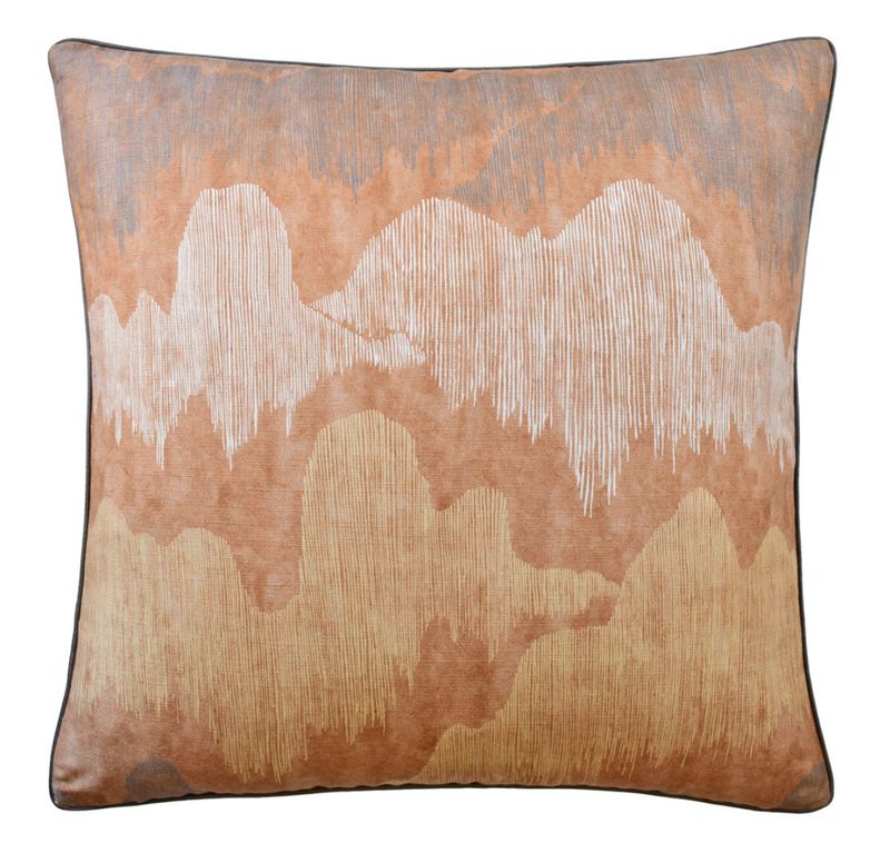 Cascadia Saffron Pillow | 22x22