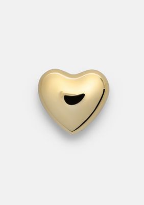 Small Polished Brass Heart
