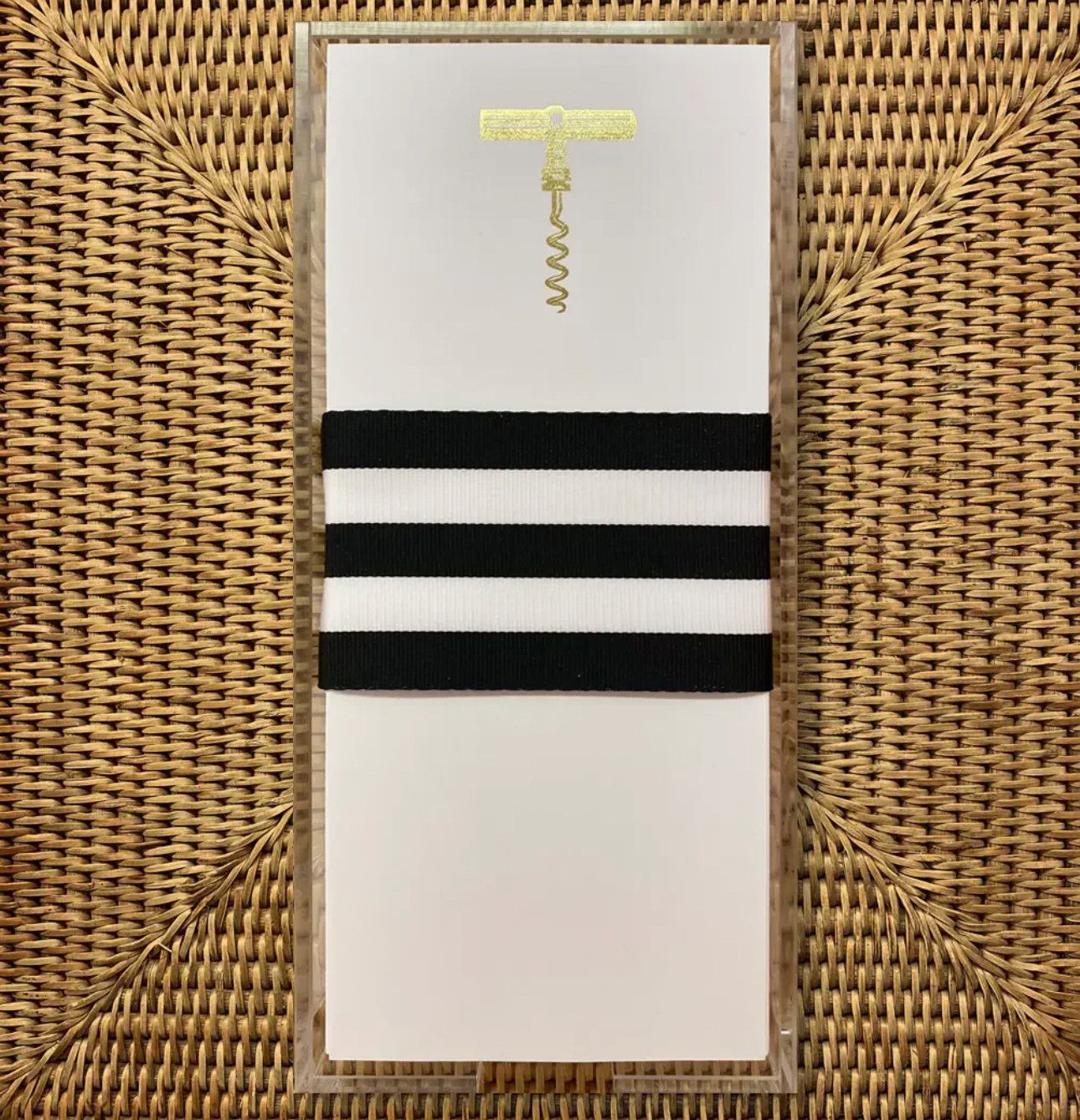 Gold Foil Buck Notepad |  Corkscrew