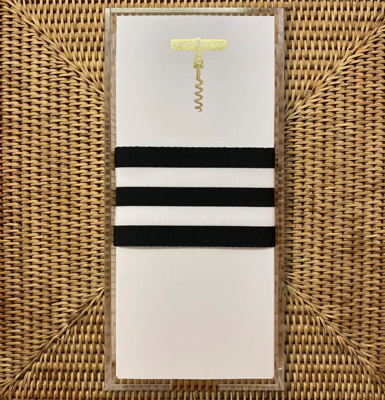Gold Foil Buck Notepad |  Corkscrew