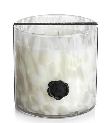 AG Opal Glass 3 Wick Candle Jar | Gardenia