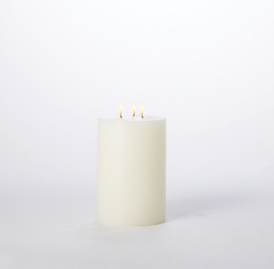 3 Wick Pillar Candle | 6x9
