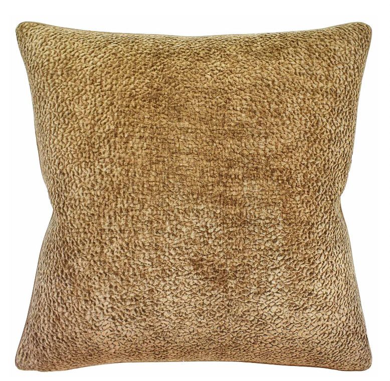 Barton Chenille Coffee Pillow | 14x20