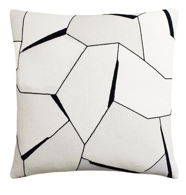 Diverging Ebony Pillow | 22x22