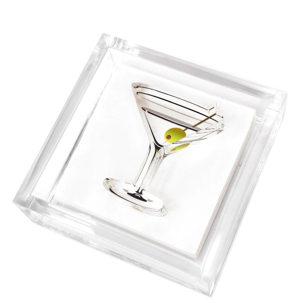 Martini Cocktail Napkin Holder