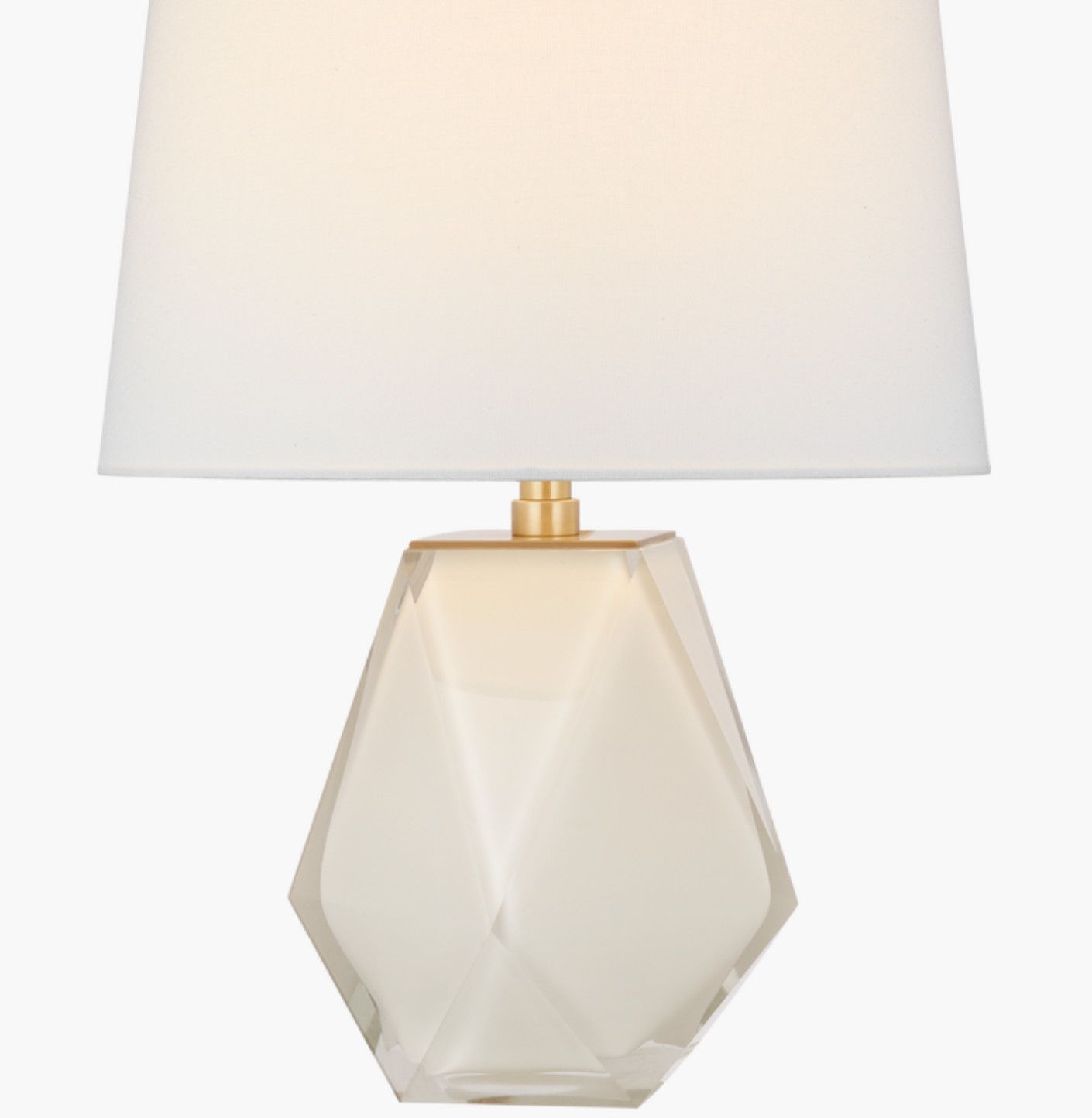 Gemma Small Table Lamp | White Glass