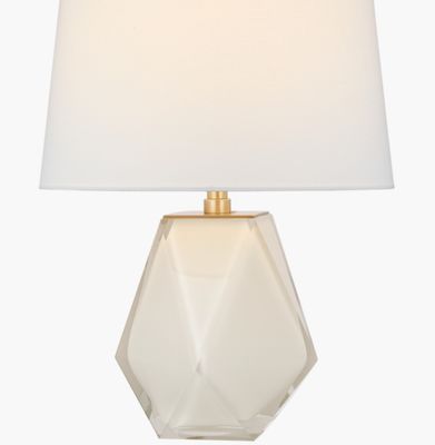 Gemma Small Table Lamp | White Glass