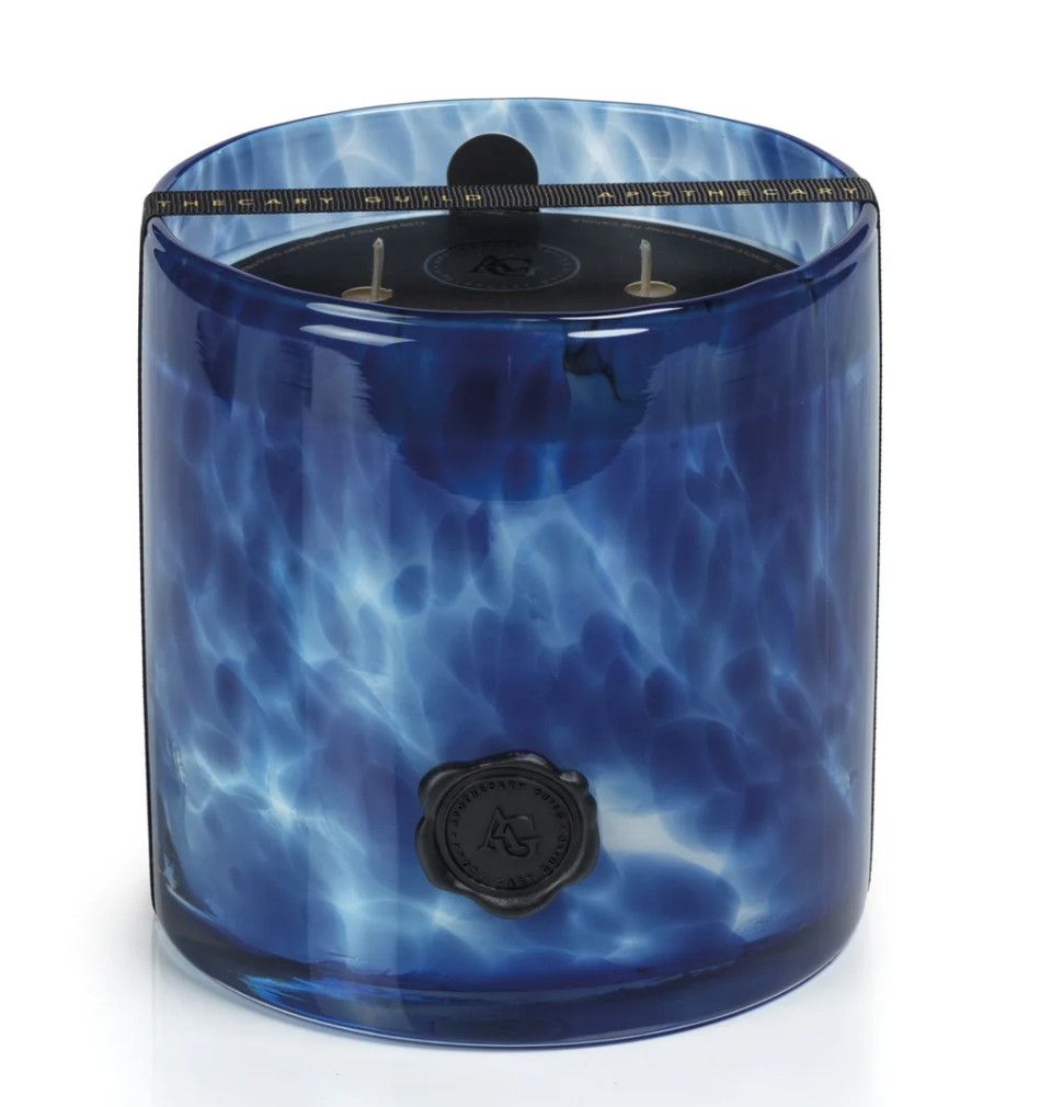 AG Opal Glass 3-Wick Candle | Sea Salt Coastal Mist