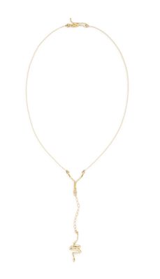Snake Y Necklace