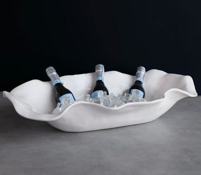 VIDA Havana Extra Large Oval Centerpiece (White)
