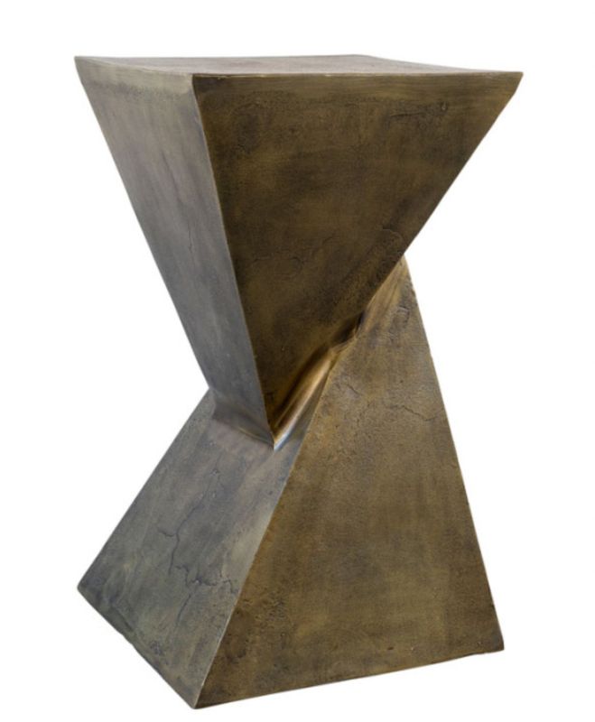Watts Side Table | Antique Brass