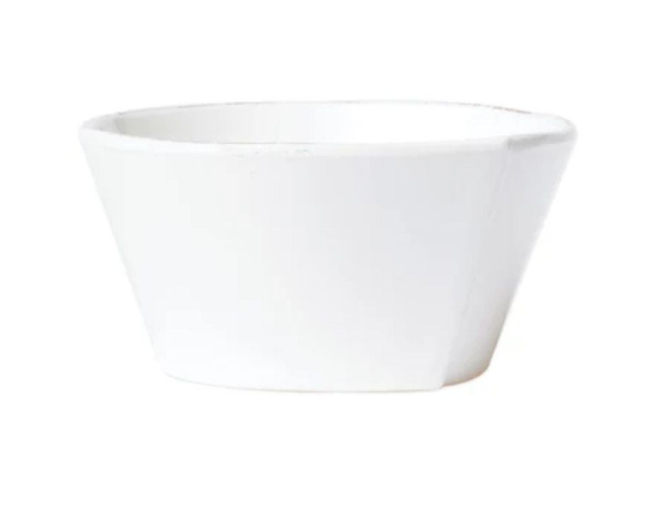 Melamine Lastra White Stacking Cereal Bowl