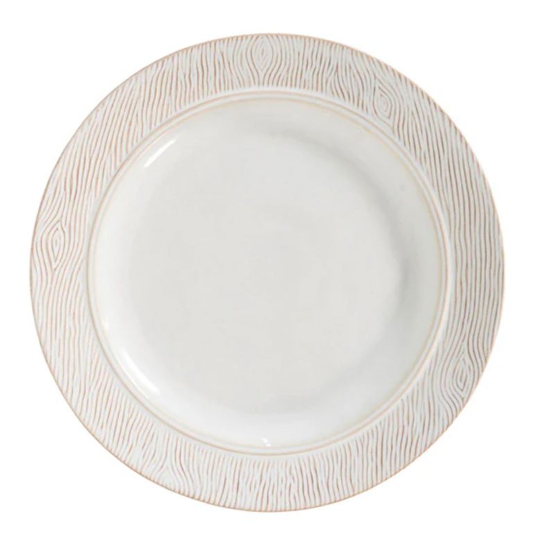 Blenheim Oak Dinner Plate - Whitewash