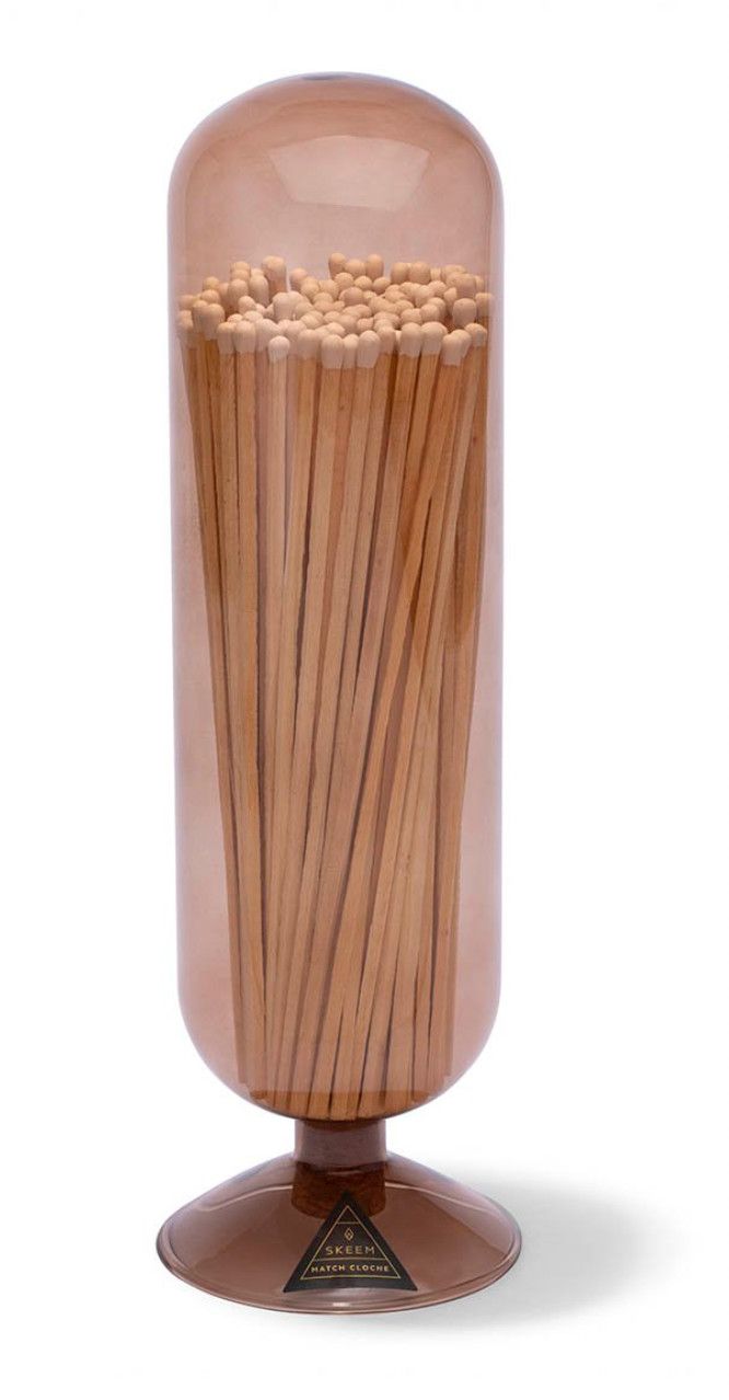 Fireplace Match Cloche | Mushroom | Tall