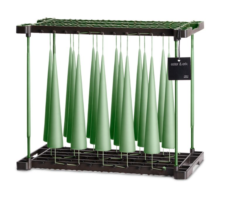 Cone Candle No. 66 | EUCALYPTUS 25 cm Matt | SINGLE