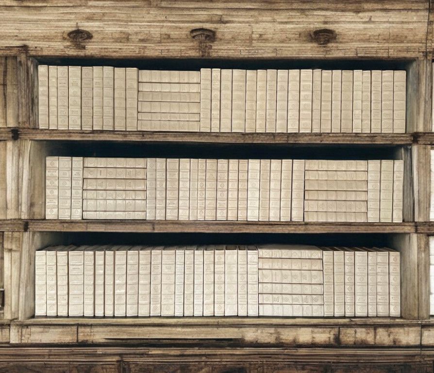 English Fine LEATHERBOUND ALL BUFF BOOKS | 9.5&quot;