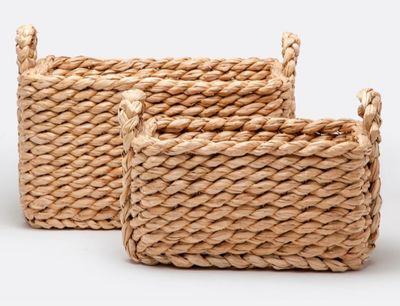 Raquel Rectangular Seagrass Basket | Small