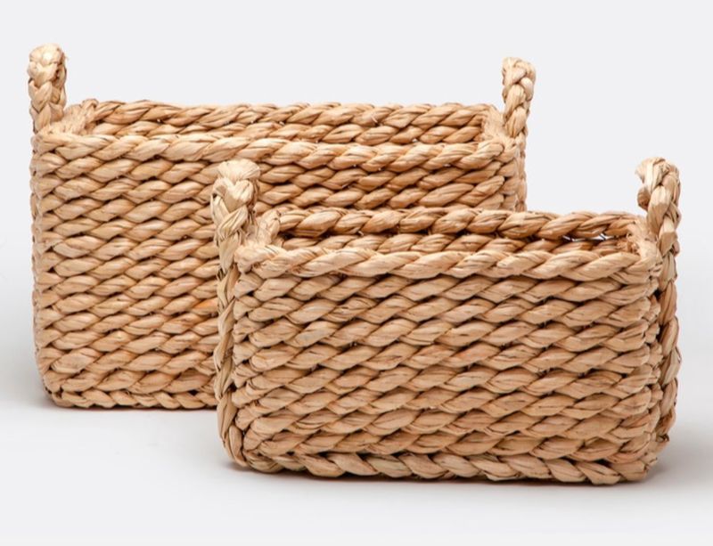 Raquel Rectangular Seagrass Basket | Small