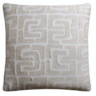 Oui Fringe Mist Muslin Pillow | 22x22