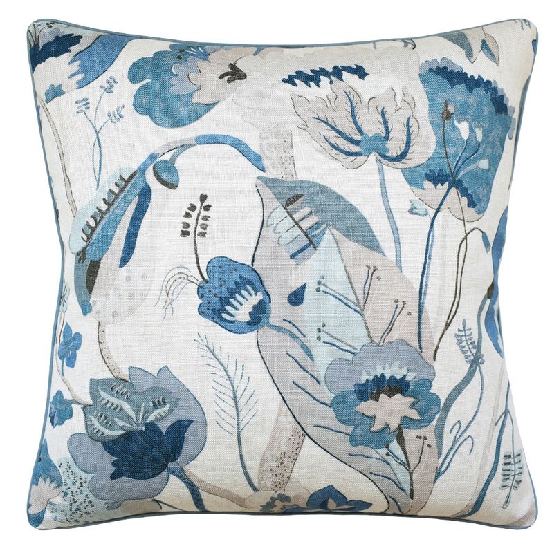 California Linen/Denim Pillow | 22x22
