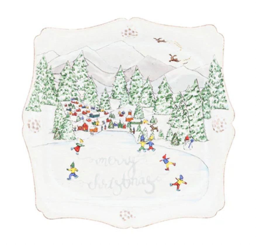 Berry &amp; Thread North Pole 5.5&quot; Trinket Tray
