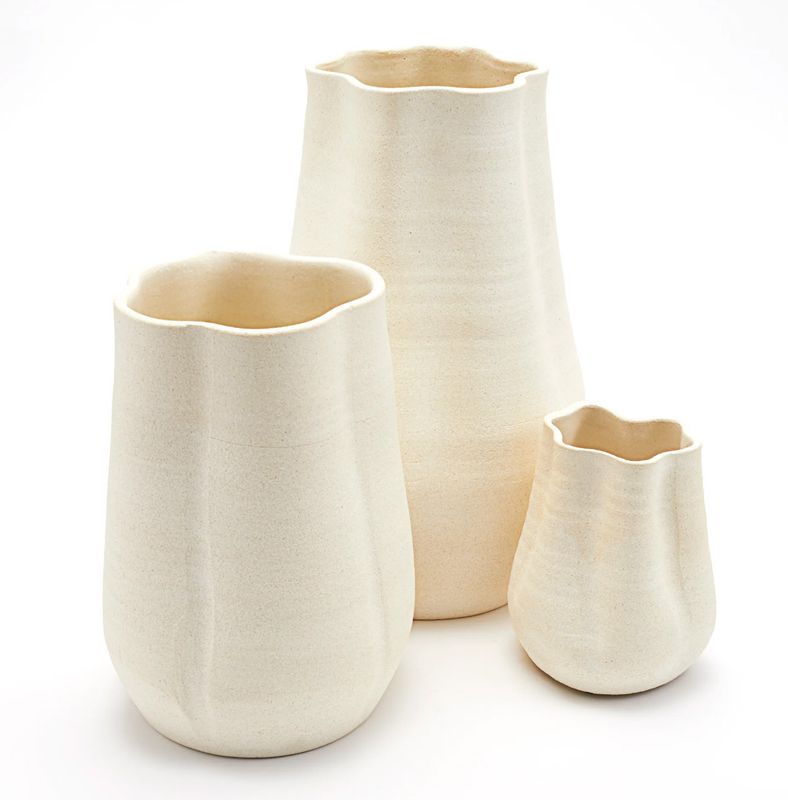 Everly Vase | Raw Blanc | Small