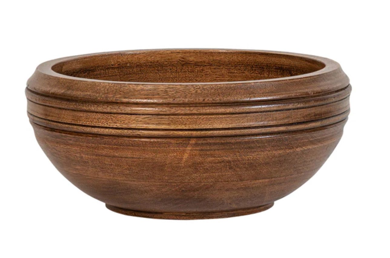 Bilbao Wood 12&quot; Serving Bowl