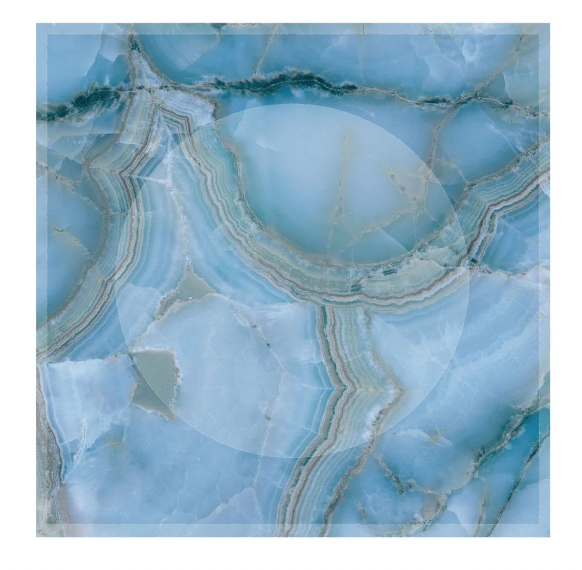 Trinket Bowl | Blue Quartz | 6&quot; x 6&quot; x 1.2&quot;