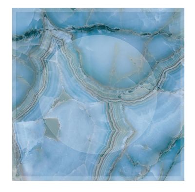 Trinket Bowl | Blue Quartz | 6&quot; x 6&quot; x 1.2&quot;