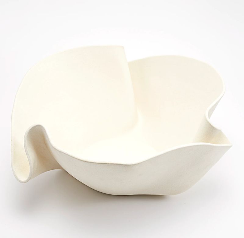 Charlize Vessel Bowl | Raw Blanc