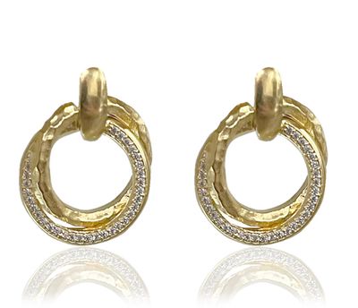 Gold Trinity Earrings