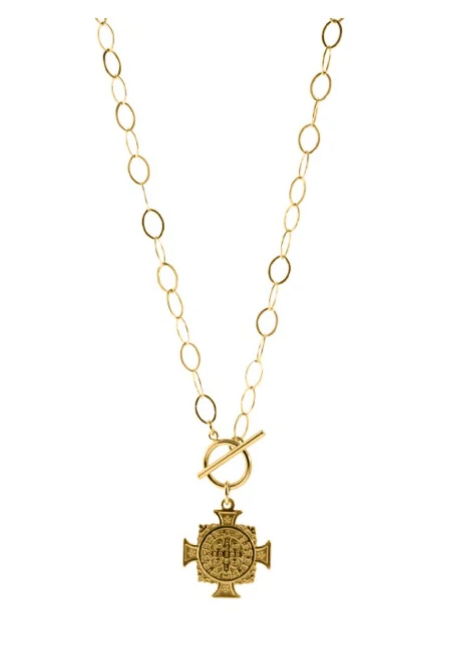 Ariana Cross Pendant Necklace