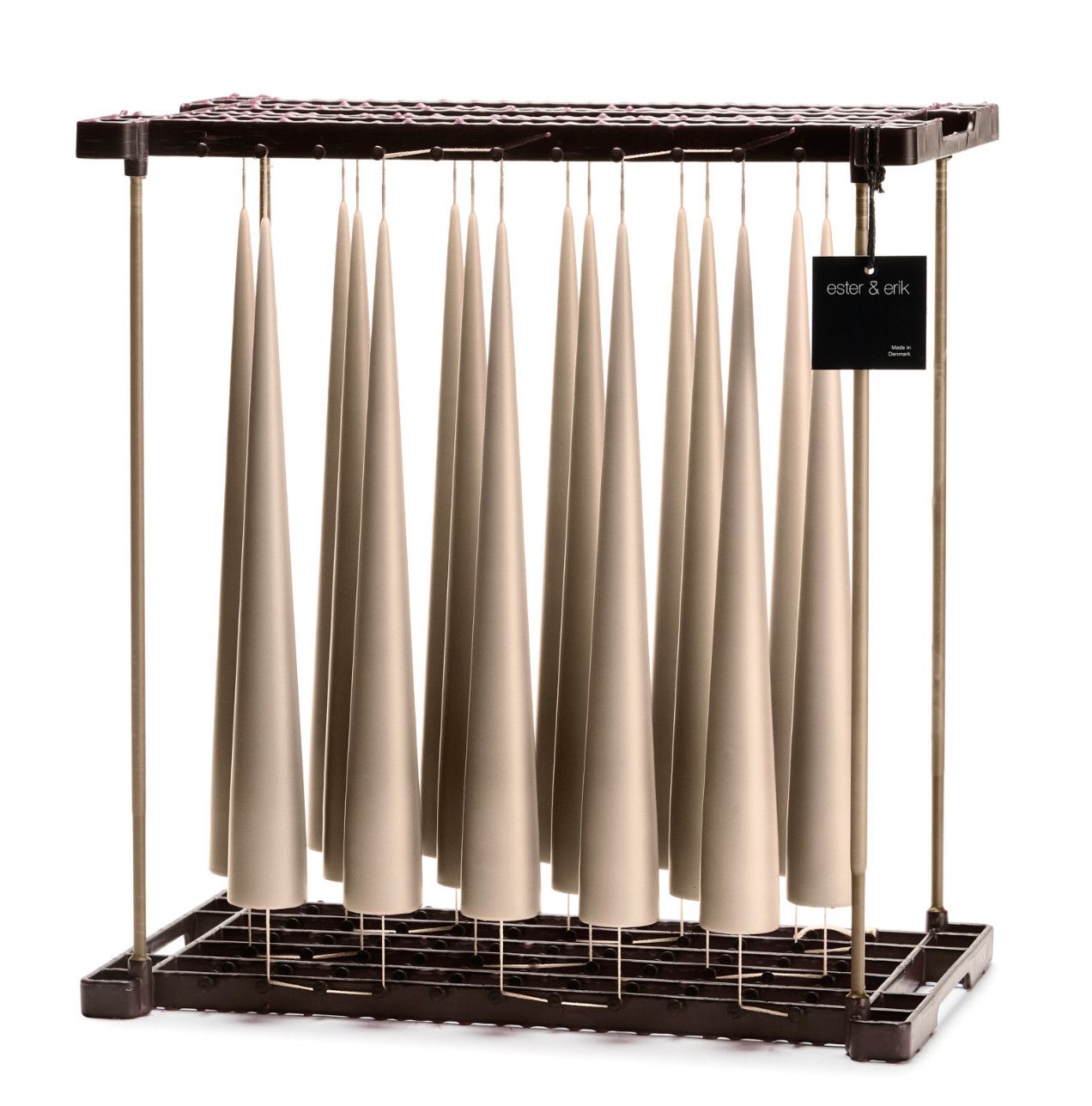 Cone Candle No. 18 | NOUGAT NOTE 37 cm Matt | SINGLE