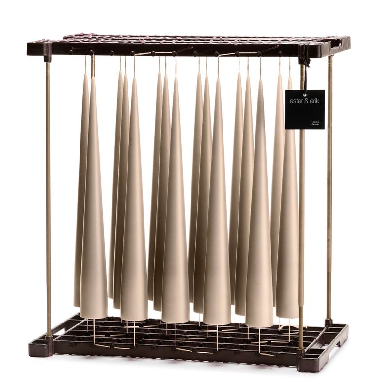 Cone Candle No. 18 | NOUGAT NOTE 37 cm Matt | SINGLE