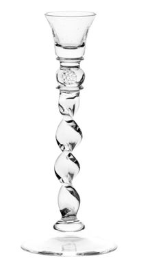 Berry 8.5" Spiral Candlestick Clear | Medium