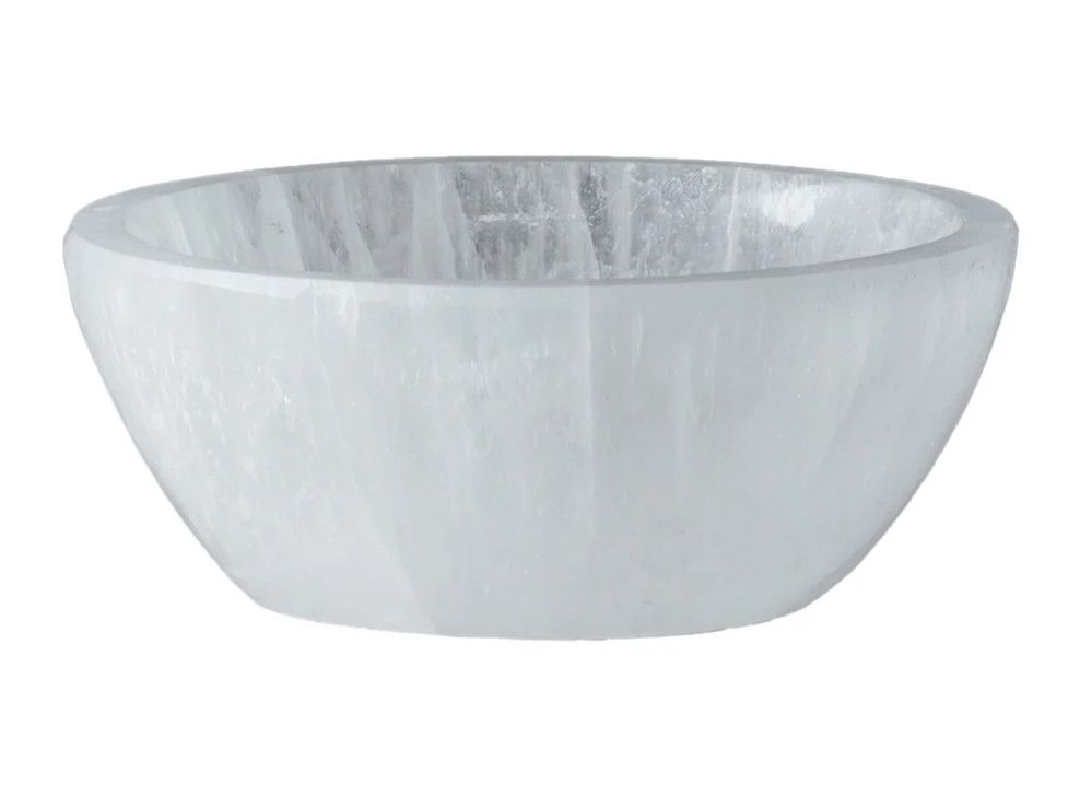 Selenite Bowl | Round Small