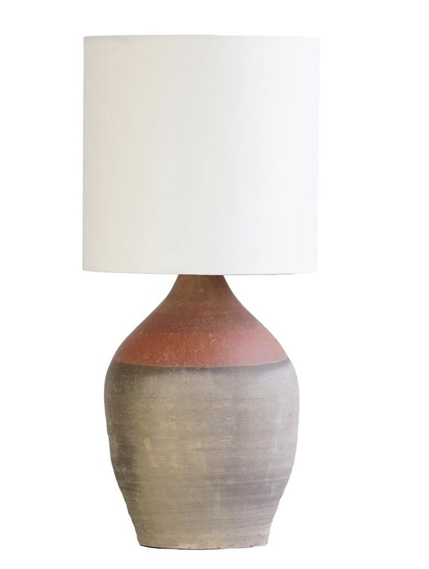 Clay Rice Wine Bottle Lamp