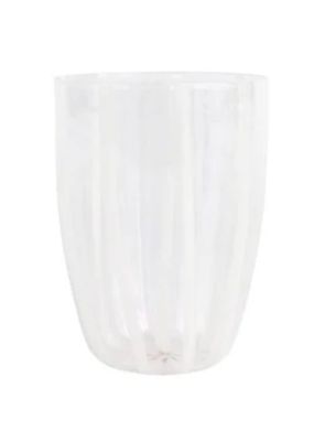 Nuovo Stripe White Tall Tumbler