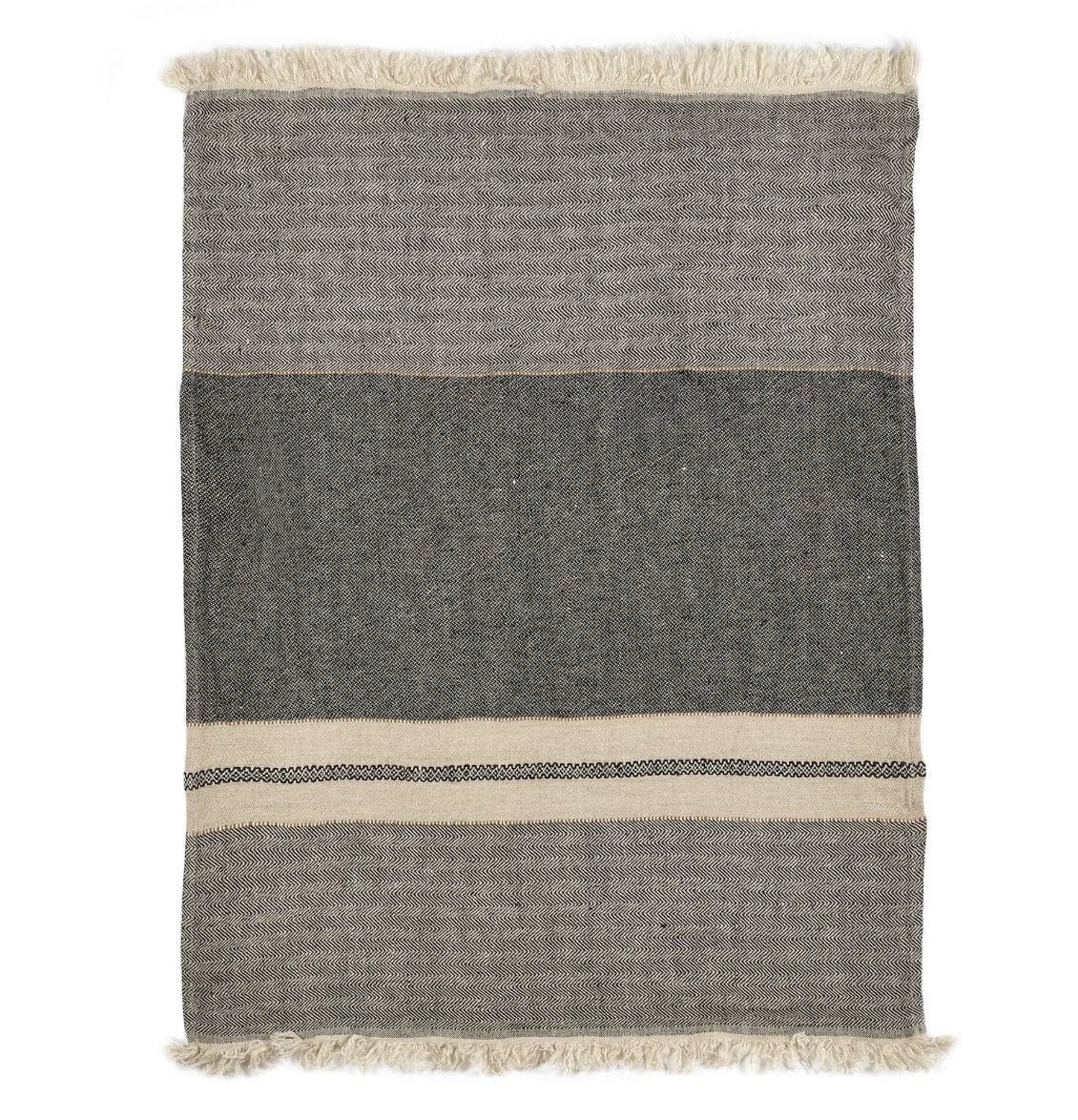 The Belgian Guest Towel | Tack Stripe | 21.5x25.5
