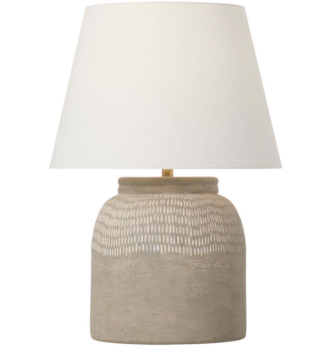 Indra Medium Table Lamp | Silt Gray Ceramic