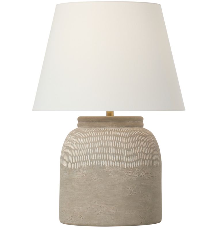Indra Medium Table Lamp | Silt Gray Ceramic