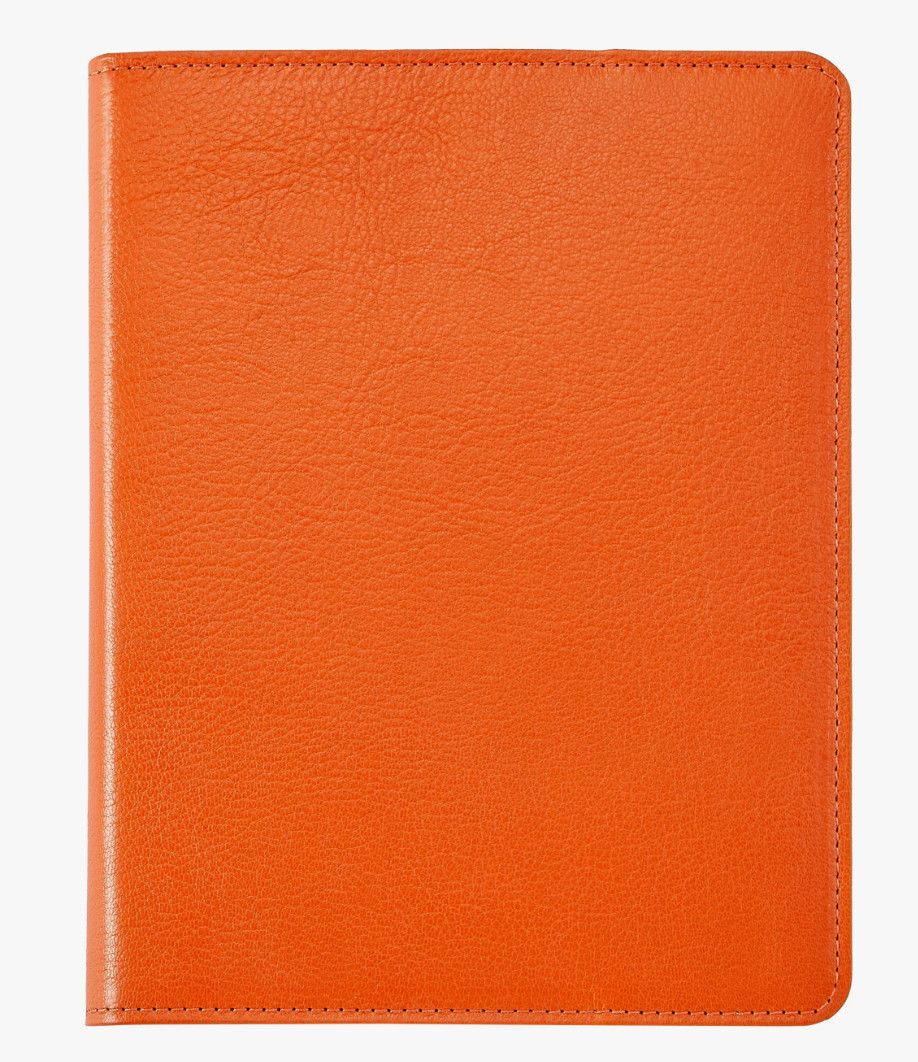 9&quot; Spiral Leather Journal | Orange