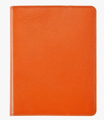 9&quot; Spiral Leather Journal | Orange
