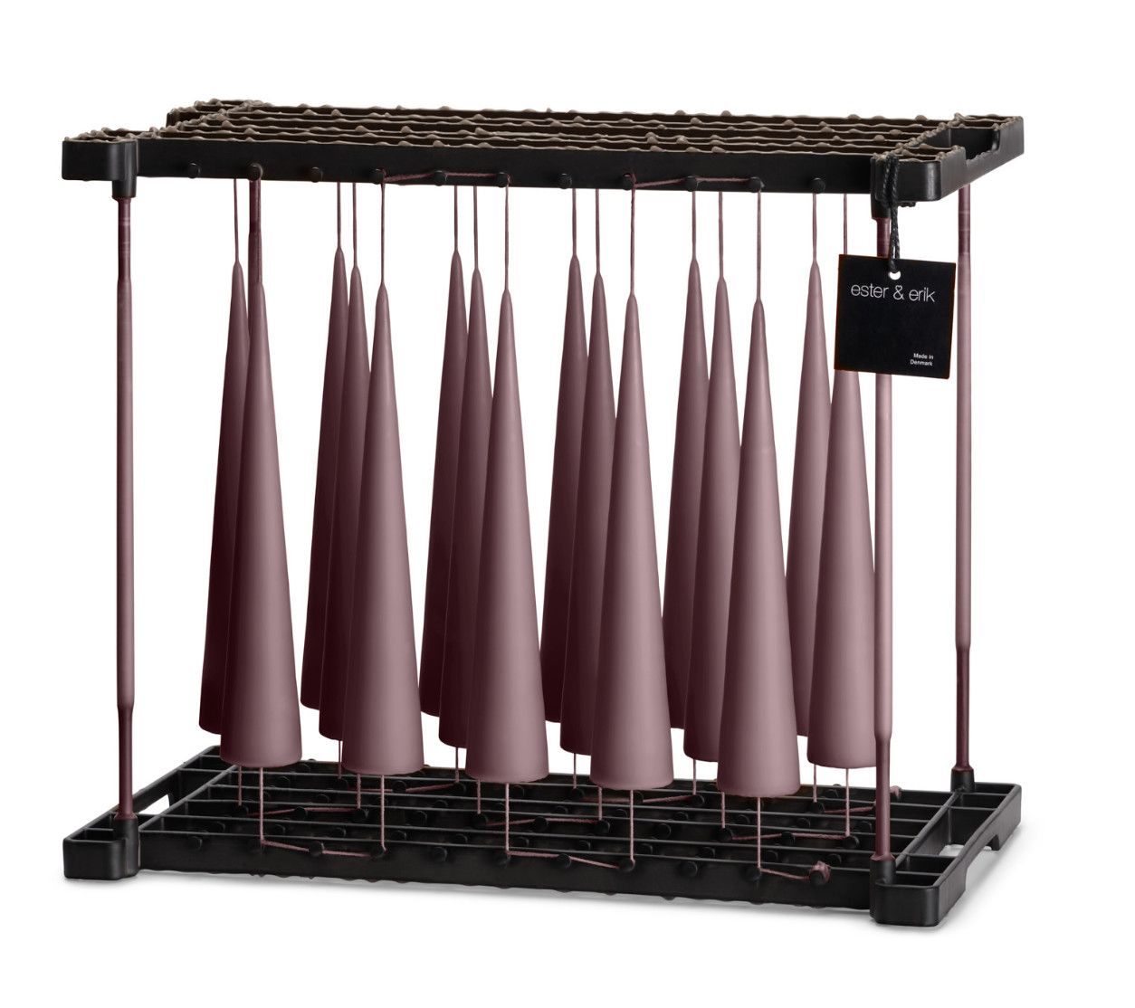 Cone Candle No. 84 | WINTER ROSE | 25 cm Matt | SINGLE