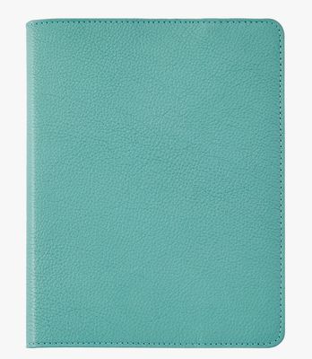 9&quot; SPIRAL Leather JOURNAL | Robin&#39;s Egg Blue