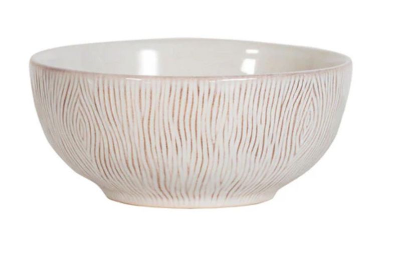 Blenheim Oak Cereal/Ice Cream Bowl | Whitewash
