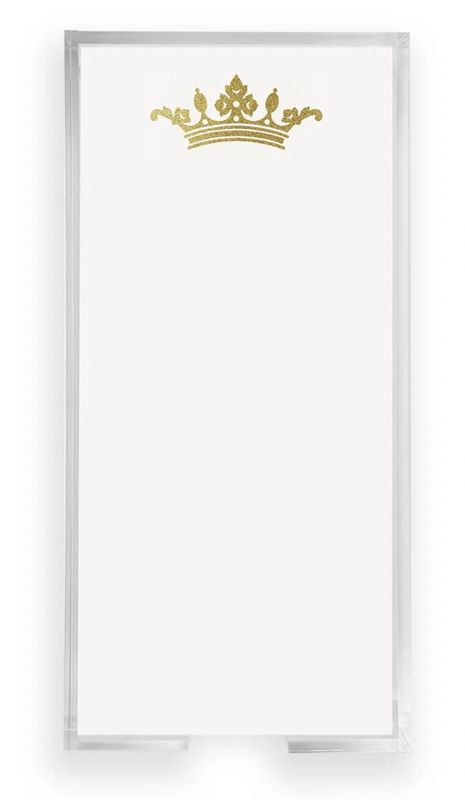 Gold Foil Buck Notepad | Crown