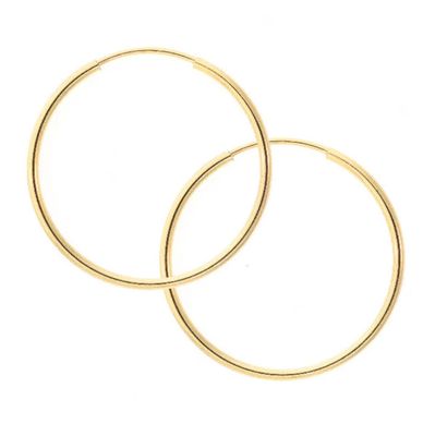 Audrey Infinity Hoop Earrings | Medium