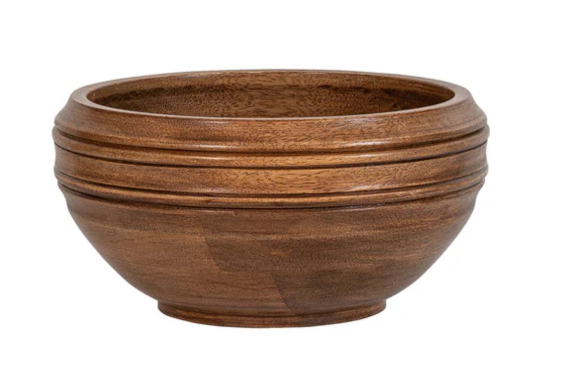 Bilbao Wood 10&quot; Serving Bowl