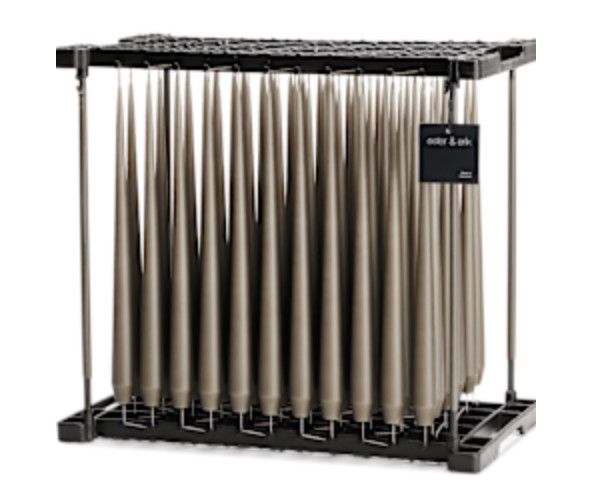 Taper Candles | CAVIAR 77 | Matt 32cm | PAIR